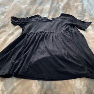 H&M Black Maternity Top